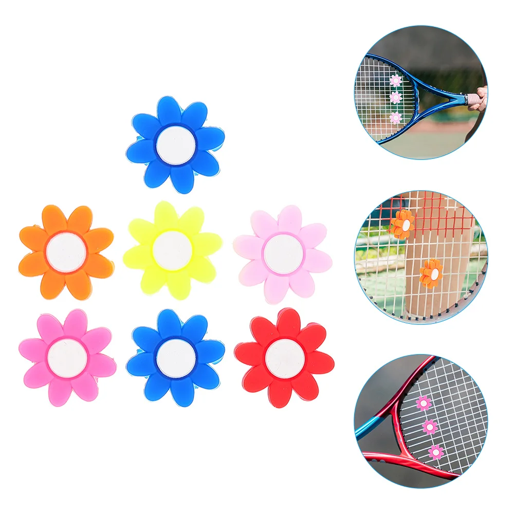 7pcs Dampener Shock Absorbers Vibration Dampener Tennis Accessories Lightweight Flower Shocks Absorber Tennis Shape
7pcs Dampener Shock Absorbers Vibration Dampener Tennis Accessories Lightweight Flower Shocks Absorber Tennis Shape