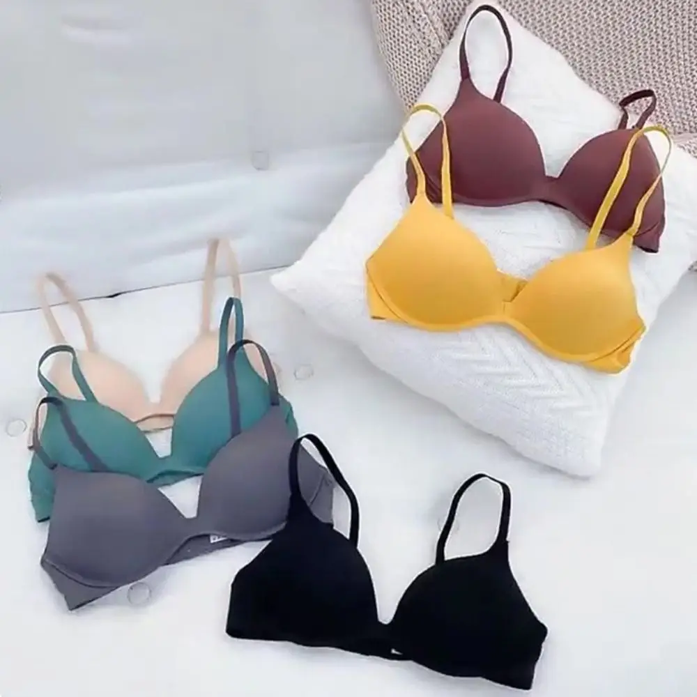Solid Color Adjustable Push Up Bra Shockproof Anti-sagging Seamless Underwear Lingerie Wireless Deep V Bra Party
Solid Color Adjustable Push Up Bra Shockproof Anti-sagging Seamless Underwear Lingerie Wireless Deep V Bra Party