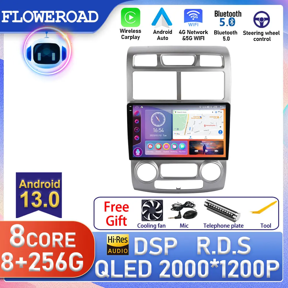 Android Auto For Kia Sportage 2 2004 2005 2006 2007 - 2010 Car Radio Multimedia Video Player Navigation GPS No 2 Din 2din DVD
Android Auto For Kia Sportage 2 2004 2005 2006 2007 - 2010 Car Radio Multimedia Video Player Navigation GPS No 2 Din 2din DVD
