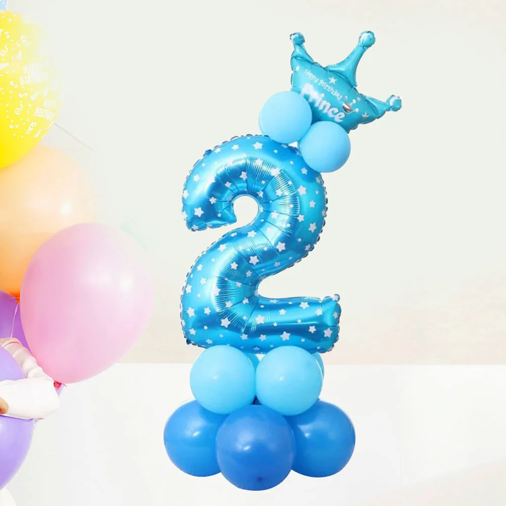 Number 2 Foil Balloon Set Blue Long Lasting Kids Birthday Party Decoration Stand Balloon Set Birthday Celebration
Number 2 Foil Balloon Set Blue Long Lasting Kids Birthday Party Decoration Stand Balloon Set Birthday Celebration