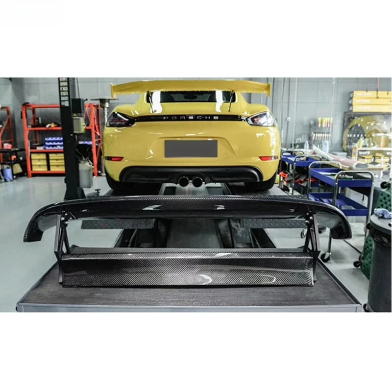 Для Porsche Boxster Cayman 718 2016-2024 задний спойлер из настоящего углеродного волокна, крыло Frp, неокрашенный комплект кузова автомобиля
Для Porsche Boxster Cayman 718 2016-2024 задний спойлер из настоящего углеродного волокна, крыло Frp, неокрашенный комплект кузова автомобиля
