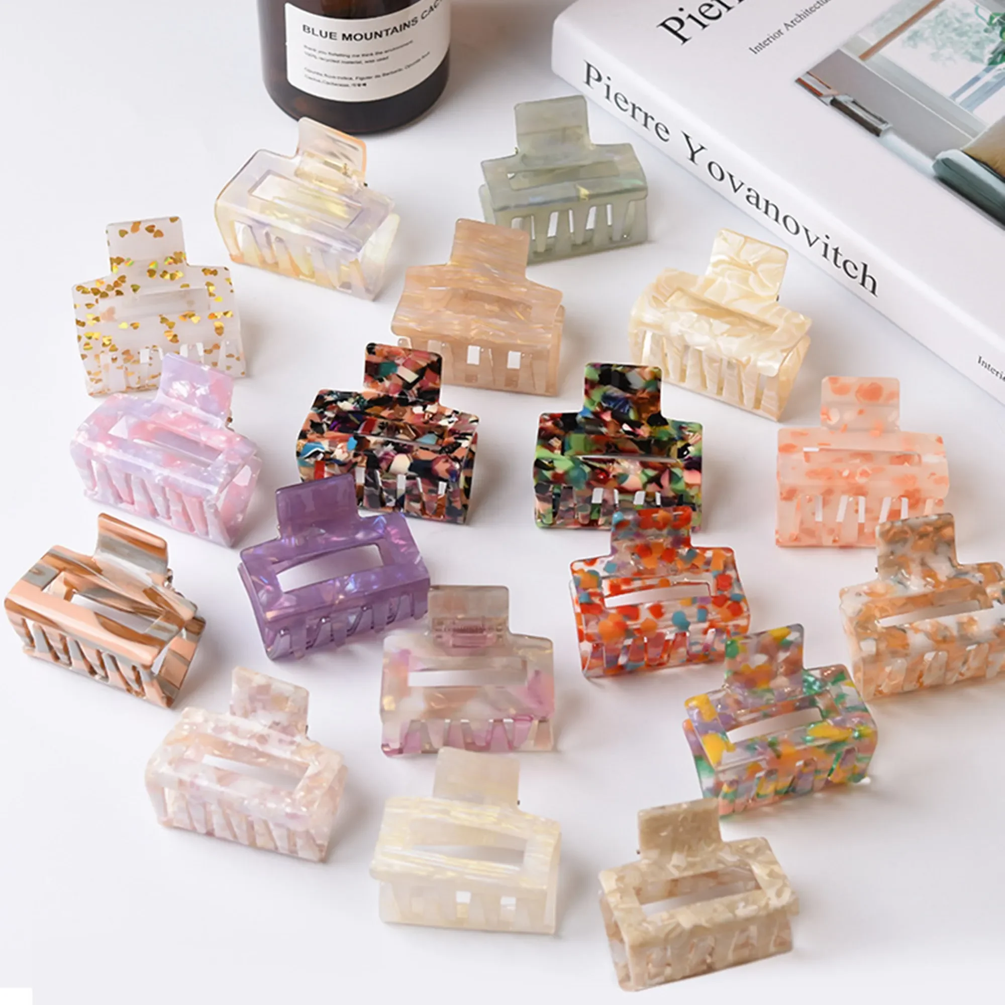 1pcs/lot 5.2cm Magic Fashion New Small Square Clip Elegant Acetic Clip Diy Hair Accessories
1pcs/lot 5.2cm Magic Fashion New Small Square Clip Elegant Acetic Clip Diy Hair Accessories