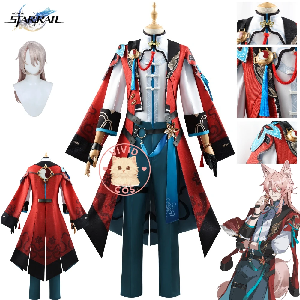 Game Honkai: Star Rail Jiaoqiu Cosplay High Quality Role Play Costume Anime Uniform Tail 3D-accessories for Men Women Comic Con
Game Honkai: Star Rail Jiaoqiu Cosplay High Quality Role Play Costume Anime Uniform Tail 3D-accessories for Men Women Comic Con