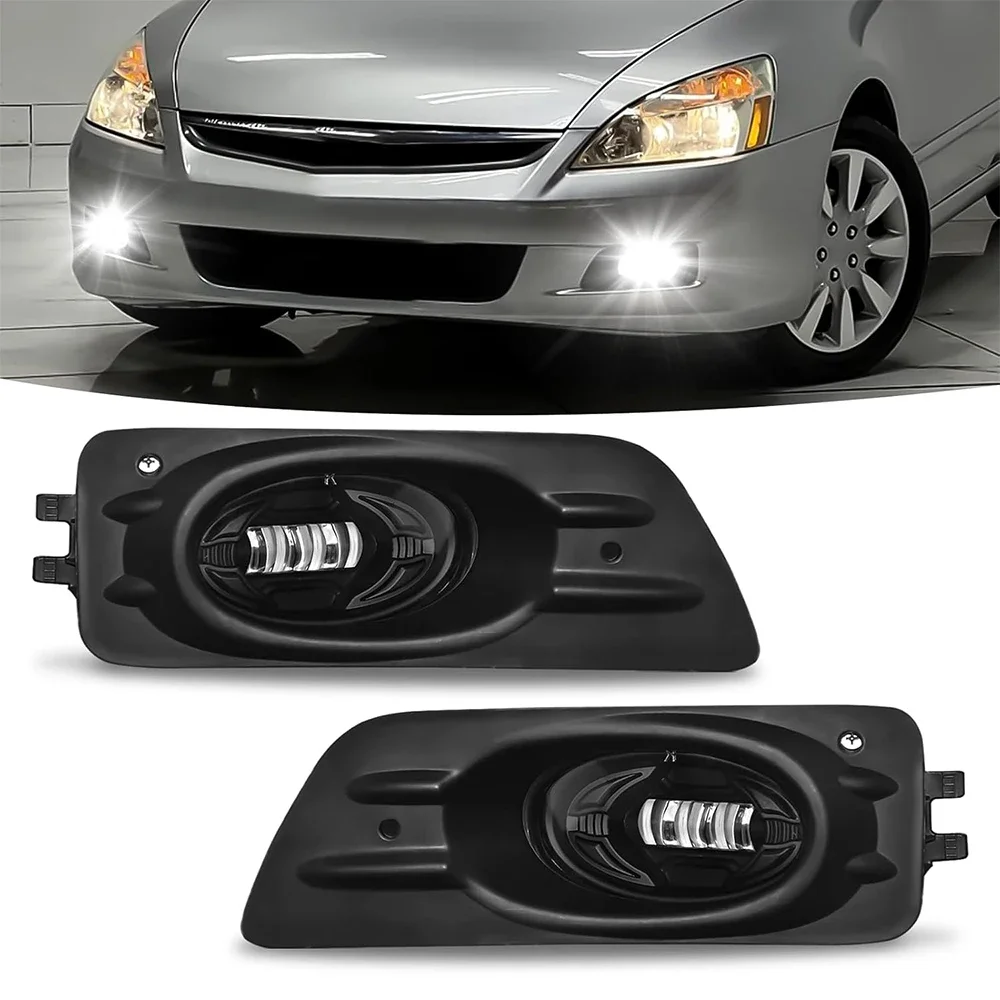 LED Fog Light For Honda Accord Sedan 2006-2007 Front Bumer Fog Lamp Kit With Wiring Harness & Switch Fog Assembly Replacement
LED Fog Light For Honda Accord Sedan 2006-2007 Front Bumer Fog Lamp Kit With Wiring Harness & Switch Fog Assembly Replacement