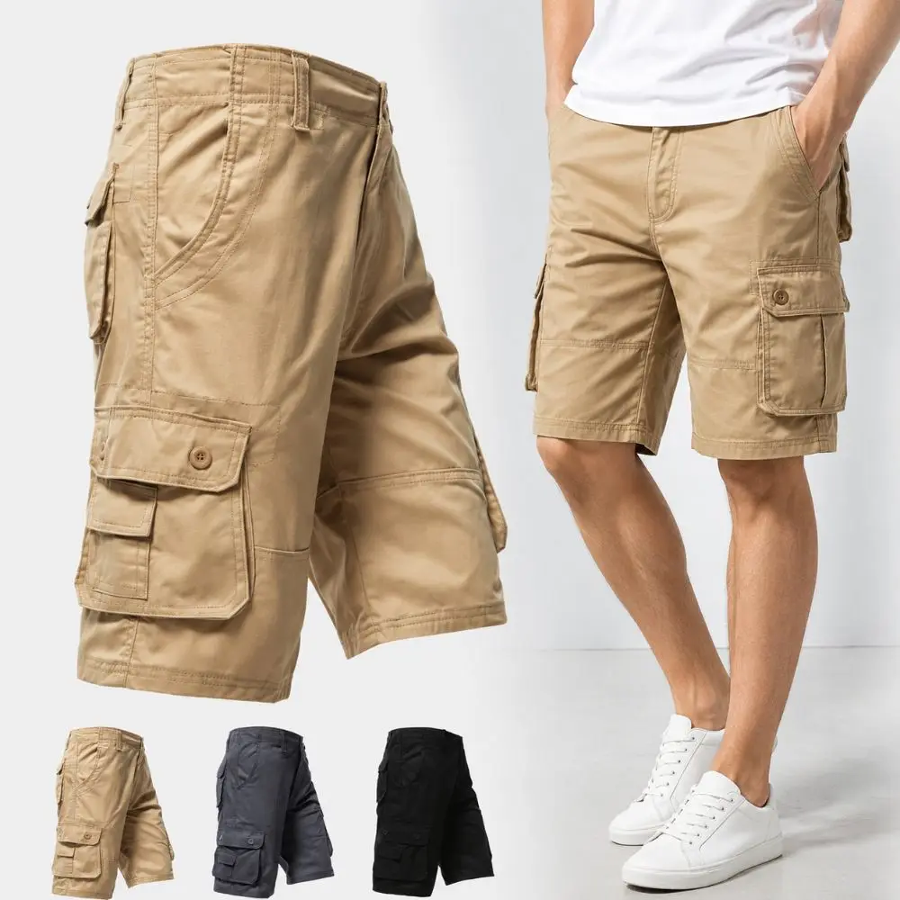 Multi-Pocket Men Casual Shorts Comfortable Breathable Summer Cargo Shorts Versatile Cotton Outdoor Loose Shorts Size 30 32 33 34
Multi-Pocket Men Casual Shorts Comfortable Breathable Summer Cargo Shorts Versatile Cotton Outdoor Loose Shorts Size 30 32 33 34