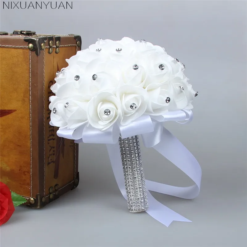 NIXUANYUAN 1 шт. недорогое свадебное украшение для подружки невесты, цветочные Фомы, розовый свадебный букет, белый атласный романтический свадебный букет
NIXUANYUAN 1 шт. недорогое свадебное украшение для подружки невесты, цветочные Фомы, розовый свадебный букет, белый атласный романтический свадебный букет