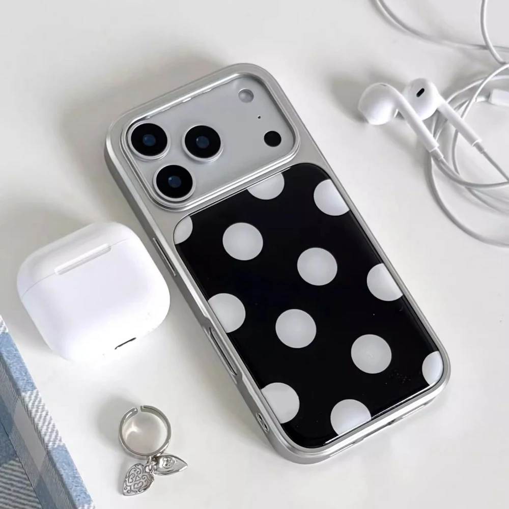 Black Background White Polka Dots Phone Case for iPhone 17 16e 16 15 14 13 12 11 Air Pro Max X XR XSMAX 8 7 Plus Soft Back Cover
Black Background White Polka Dots Phone Case for iPhone 17 16e 16 15 14 13 12 11 Air Pro Max X XR XSMAX 8 7 Plus Soft Back Cover