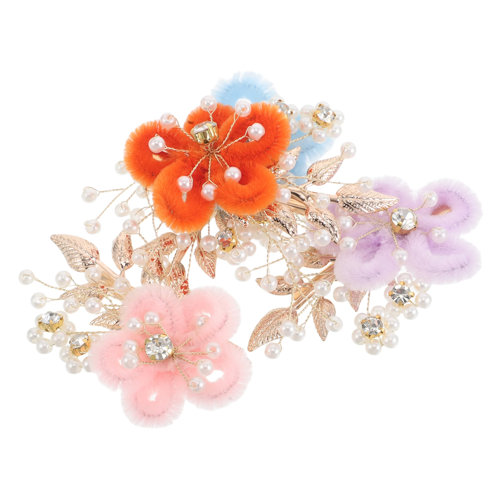 4 Pcs Flower Hairpin Bridal Clip Elegant Wedding Hair Flowers Bridesmaids Accessories Pearl Leaf Design Classic
4 Pcs Flower Hairpin Bridal Clip Elegant Wedding Hair Flowers Bridesmaids Accessories Pearl Leaf Design Classic