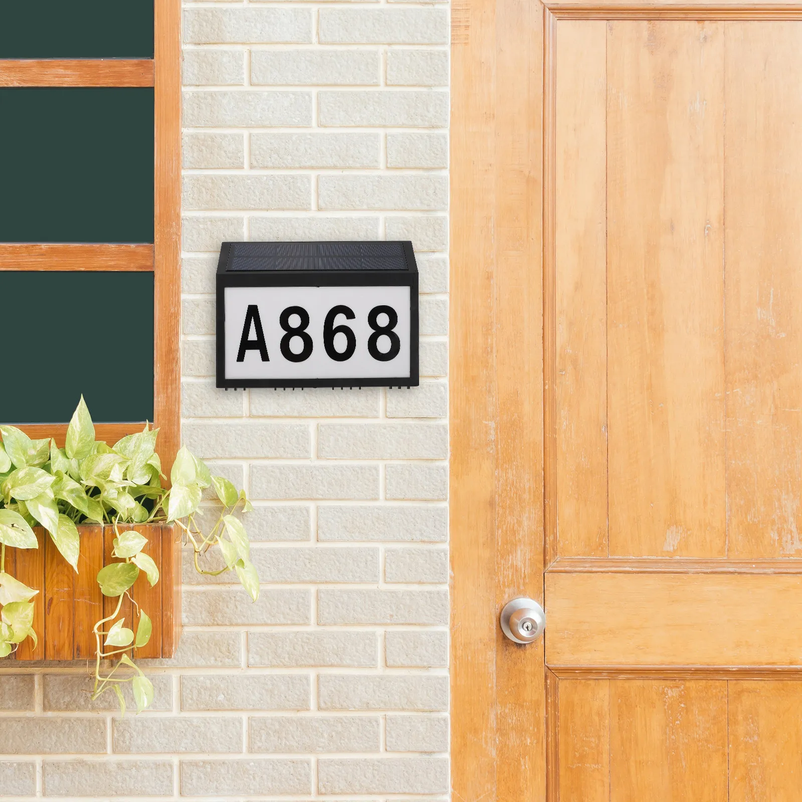 1Pcs Solar Wall Light Number Lamp Weatherproof Outdoor Address Sign Wall-Mounted Doorplate Light Solar Powered Night
1Pcs Solar Wall Light Number Lamp Weatherproof Outdoor Address Sign Wall-Mounted Doorplate Light Solar Powered Night