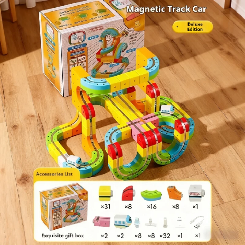 New Montessori Toys Educational Toys Assembled Rail Train Set Children'S Toys Non-Remote Rail Car Gifts
New Montessori Toys Educational Toys Assembled Rail Train Set Children'S Toys Non-Remote Rail Car Gifts