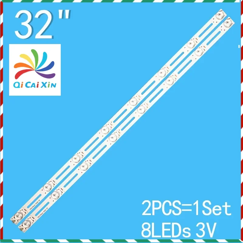 Universal light strip 32 inch 8 light 590mm * 18mm-3v long hole hollow LED backlight strip
Universal light strip 32 inch 8 light 590mm * 18mm-3v long hole hollow LED backlight strip