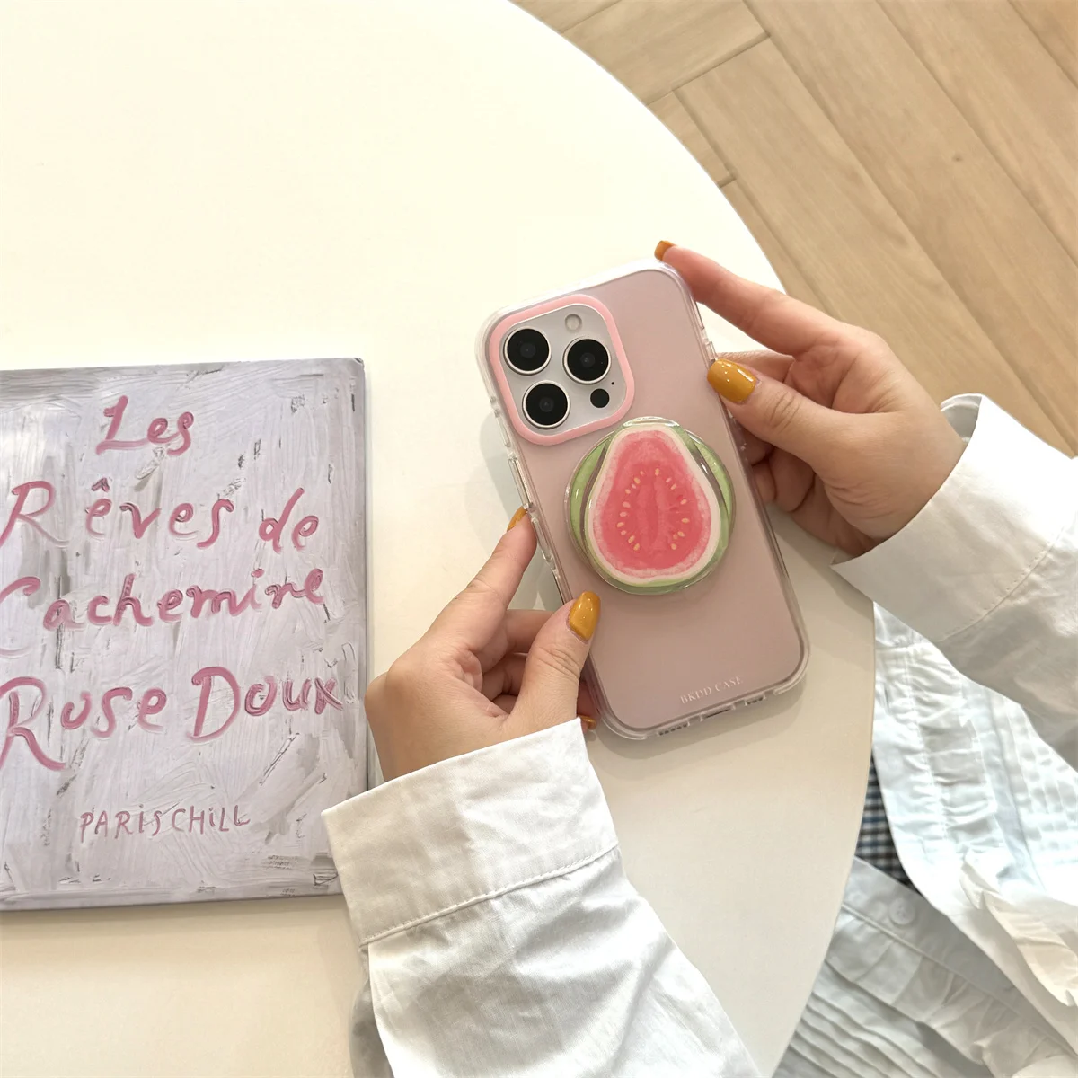 New cute cartoon pink guava magnetic stand Phone Case For iPhone 16 15 14 13 Pro Max fundas iphone 15 case Protective cover
New cute cartoon pink guava magnetic stand Phone Case For iPhone 16 15 14 13 Pro Max fundas iphone 15 case Protective cover