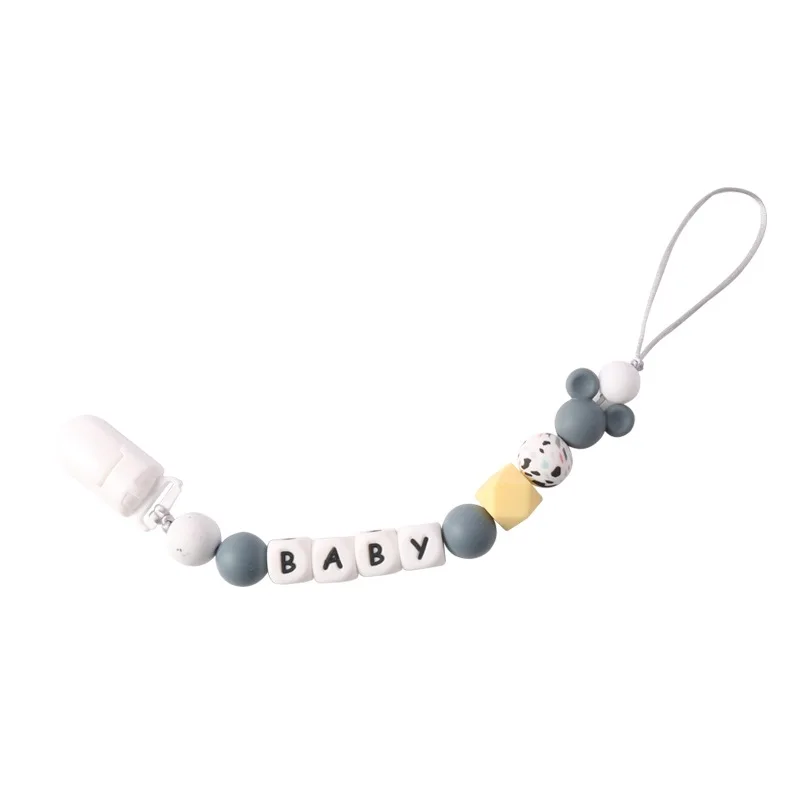 Baby Pacifier Clip Chain Handmade Free Personalized Name Dummy Holder For Nipples Clips Baby Teether Teething Chain Gift
Baby Pacifier Clip Chain Handmade Free Personalized Name Dummy Holder For Nipples Clips Baby Teether Teething Chain Gift