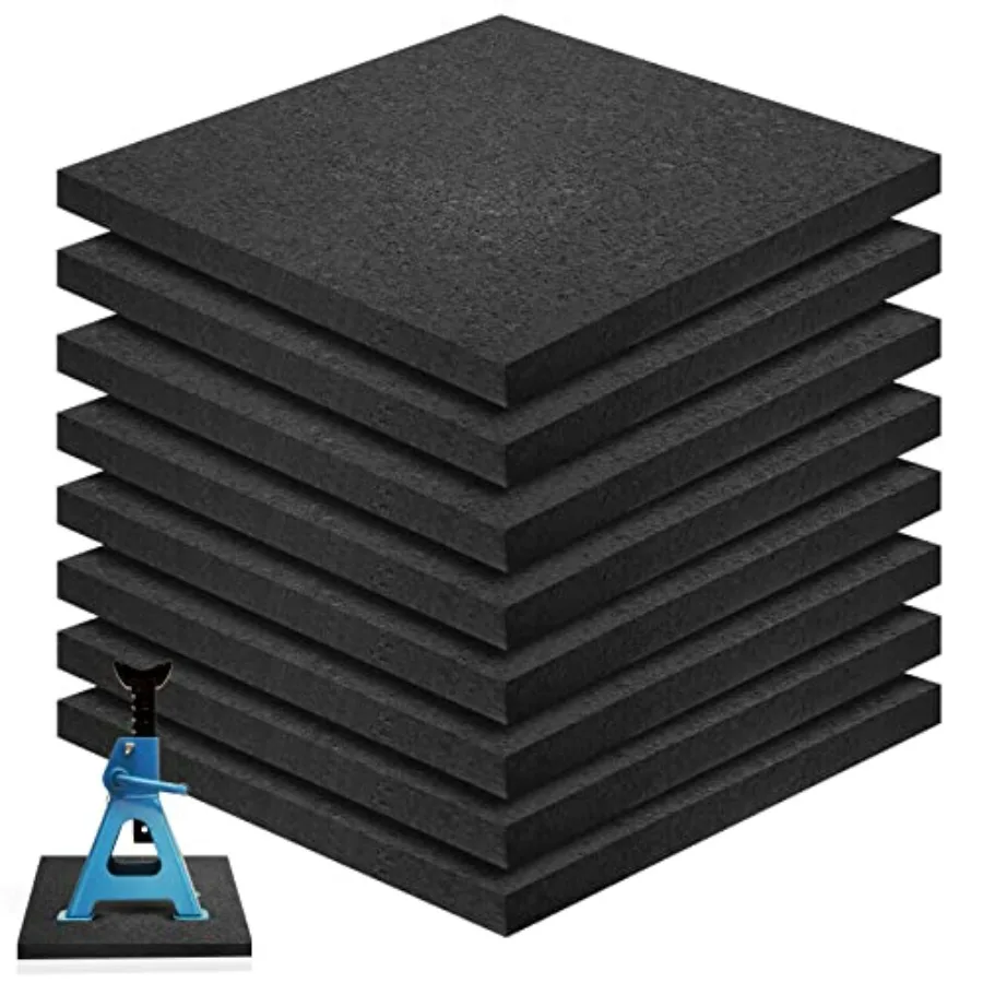 8 Pieces RV Jack Blocks Rubber Pads 12 x 12 x 0.8 Inches for Campers Rvs and Trailers Black Slip Resistant Leveling Pads Preven
8 Pieces RV Jack Blocks Rubber Pads 12 x 12 x 0.8 Inches for Campers Rvs and Trailers Black Slip Resistant Leveling Pads Preven