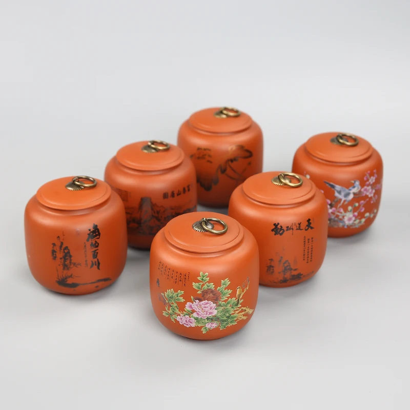 Kung Fu Tea Set Household Tea Storage Pot Moisture-proof Sealing Decorative Crafts
Kung Fu Tea Set Household Tea Storage Pot Moisture-proof Sealing Decorative Crafts