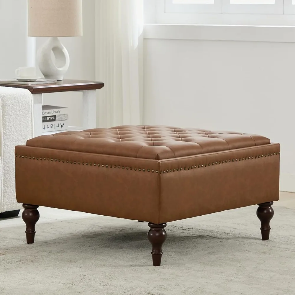 Storage Ottoman Coffee Table, Large Ottoman with Storage Oversized Square Footstool with Anti-Slip Embedded Lid, Customized
Storage Ottoman Coffee Table, Large Ottoman with Storage Oversized Square Footstool with Anti-Slip Embedded Lid, Customized