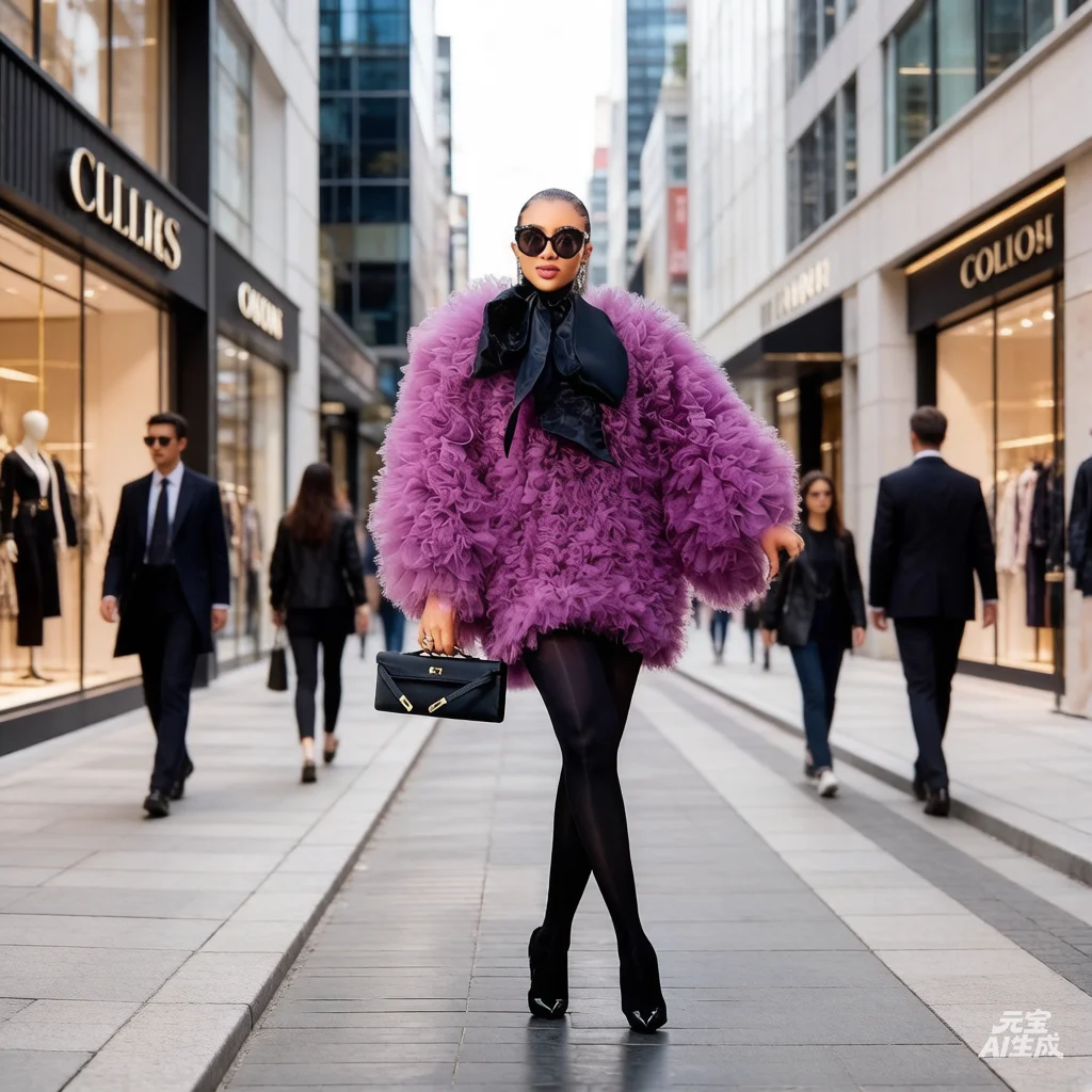 Dramatic Purple Cocktail Coat Tulle Oversized Bow Dress Women Haute Couture Bishop Sleeve Party Dress Fashion Week Chic 2026
Dramatic Purple Cocktail Coat Tulle Oversized Bow Dress Women Haute Couture Bishop Sleeve Party Dress Fashion Week Chic 2026