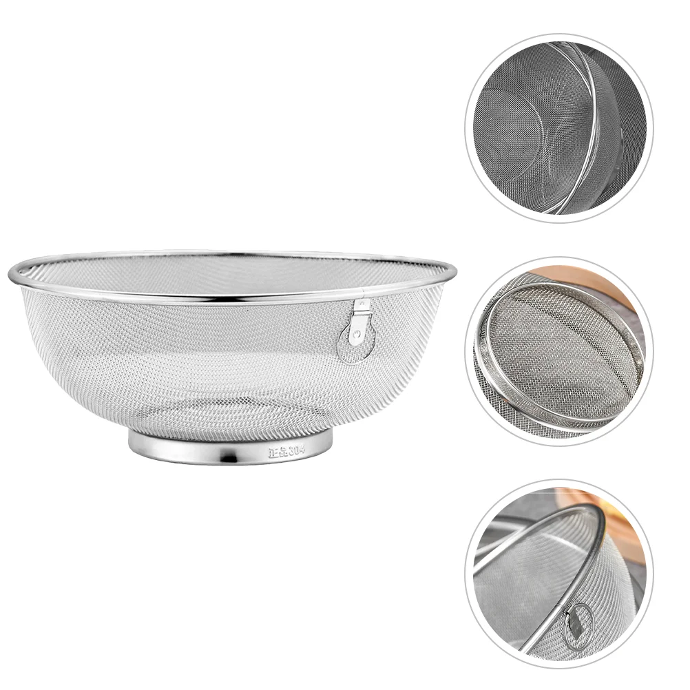 Stainless Steel Frying Strainer Bowl Colander Small Fine Mesh Cheese Food Sieve Kitchen Oil Filter Pan Fruit
Stainless Steel Frying Strainer Bowl Colander Small Fine Mesh Cheese Food Sieve Kitchen Oil Filter Pan Fruit
