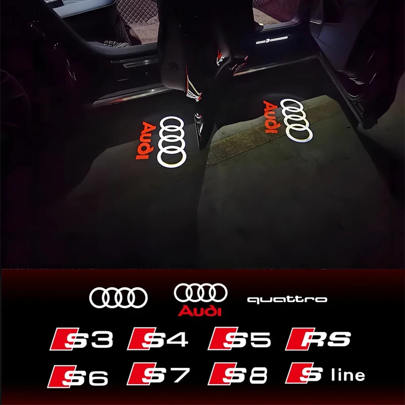 AUDI Car Door Logo Light Led HD Projector Lamp For A3 A4 B8 8P 8V A6 C7 A5 Q5 B7 B6 B9 SLINE QUTTRO RS Q3 Q7 S3 S4 S5 S6 S8
AUDI Car Door Logo Light Led HD Projector Lamp For A3 A4 B8 8P 8V A6 C7 A5 Q5 B7 B6 B9 SLINE QUTTRO RS Q3 Q7 S3 S4 S5 S6 S8