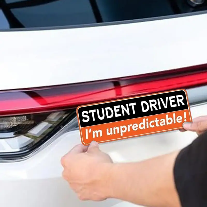 Student Driver Sticker Magnet For Car New Driver Decal High-Visibility Rookie Driver Bumper Sticker For Teen Driving Safety
Student Driver Sticker Magnet For Car New Driver Decal High-Visibility Rookie Driver Bumper Sticker For Teen Driving Safety