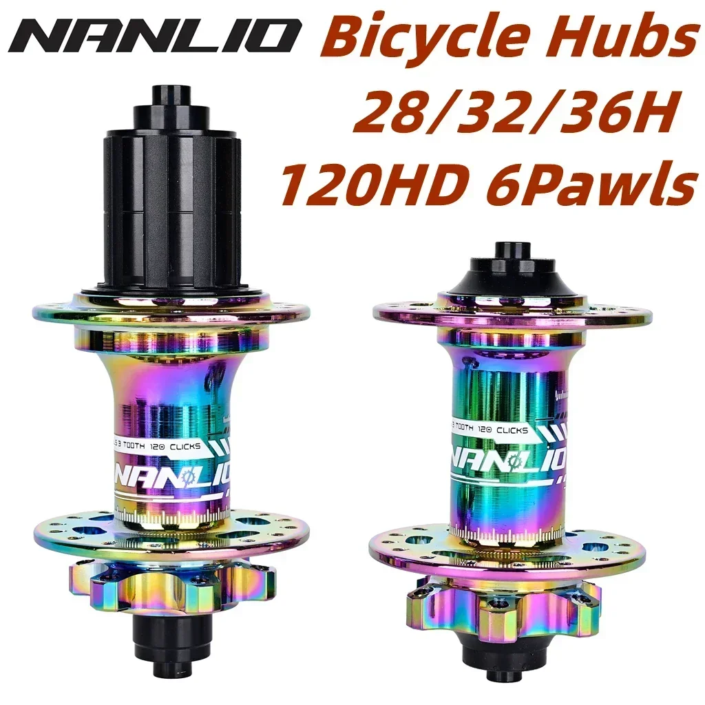 NANLIO XM820 120HD Mountain Road Bike Hubs | Bicycle hubs 6-Pawl High-Density Ratchet System with 28/32/36 Holes Sealed Bearings
NANLIO XM820 120HD Mountain Road Bike Hubs | Bicycle hubs 6-Pawl High-Density Ratchet System with 28/32/36 Holes Sealed Bearings