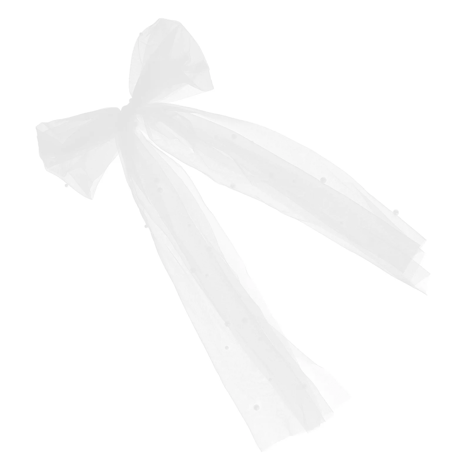 White Bow Knot Wedding Veil Bridal Headdress Handmade Beaded Hair Clip Accessory For Bride Decor Antenna Mirror Handle
White Bow Knot Wedding Veil Bridal Headdress Handmade Beaded Hair Clip Accessory For Bride Decor Antenna Mirror Handle