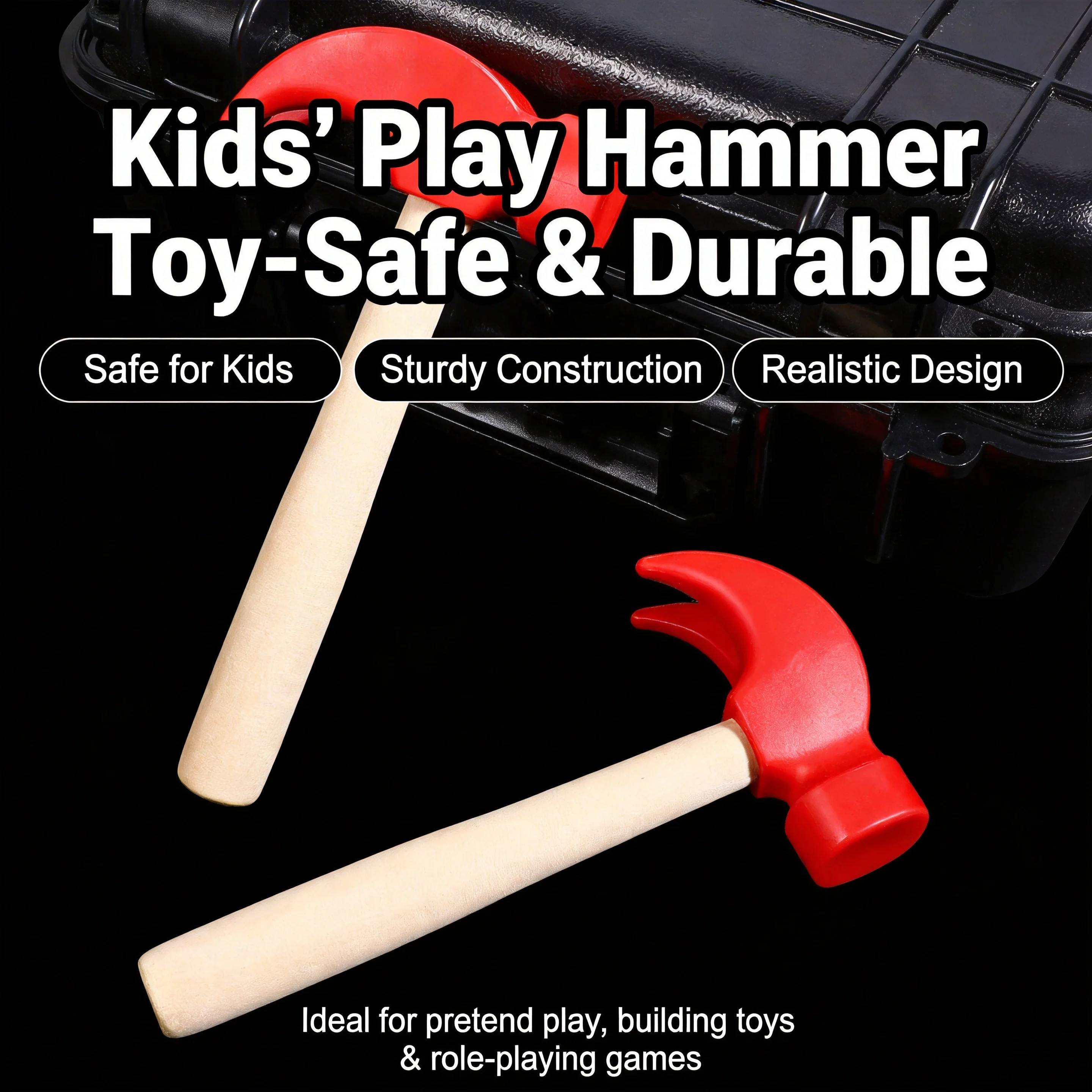 Knocking Wooden Maintenance Tools Claw Hammer Simulation Hammer for Children Durable and Safe Kids' Hammer for Learning and Play
Knocking Wooden Maintenance Tools Claw Hammer Simulation Hammer for Children Durable and Safe Kids' Hammer for Learning and Play