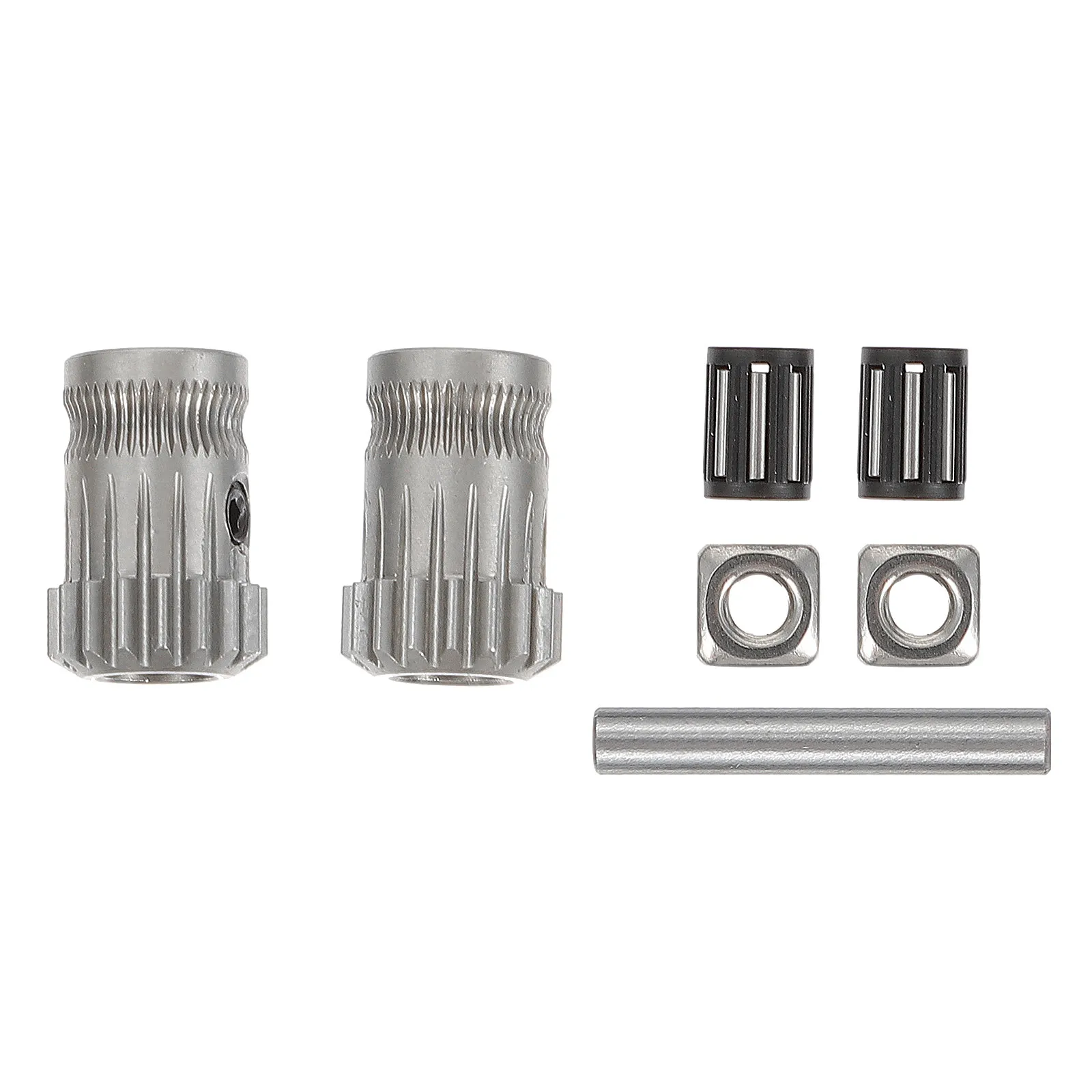 Комплект из 2-х роликов для подачи филамента для 3D-принтеров, изготовленных на ЧПУ из алюминия, с прочной конструкцией и низким коэффициентом трения
Комплект из 2-х роликов для подачи филамента для 3D-принтеров, изготовленных на ЧПУ из алюминия, с прочной конструкцией и низким коэффициентом трения