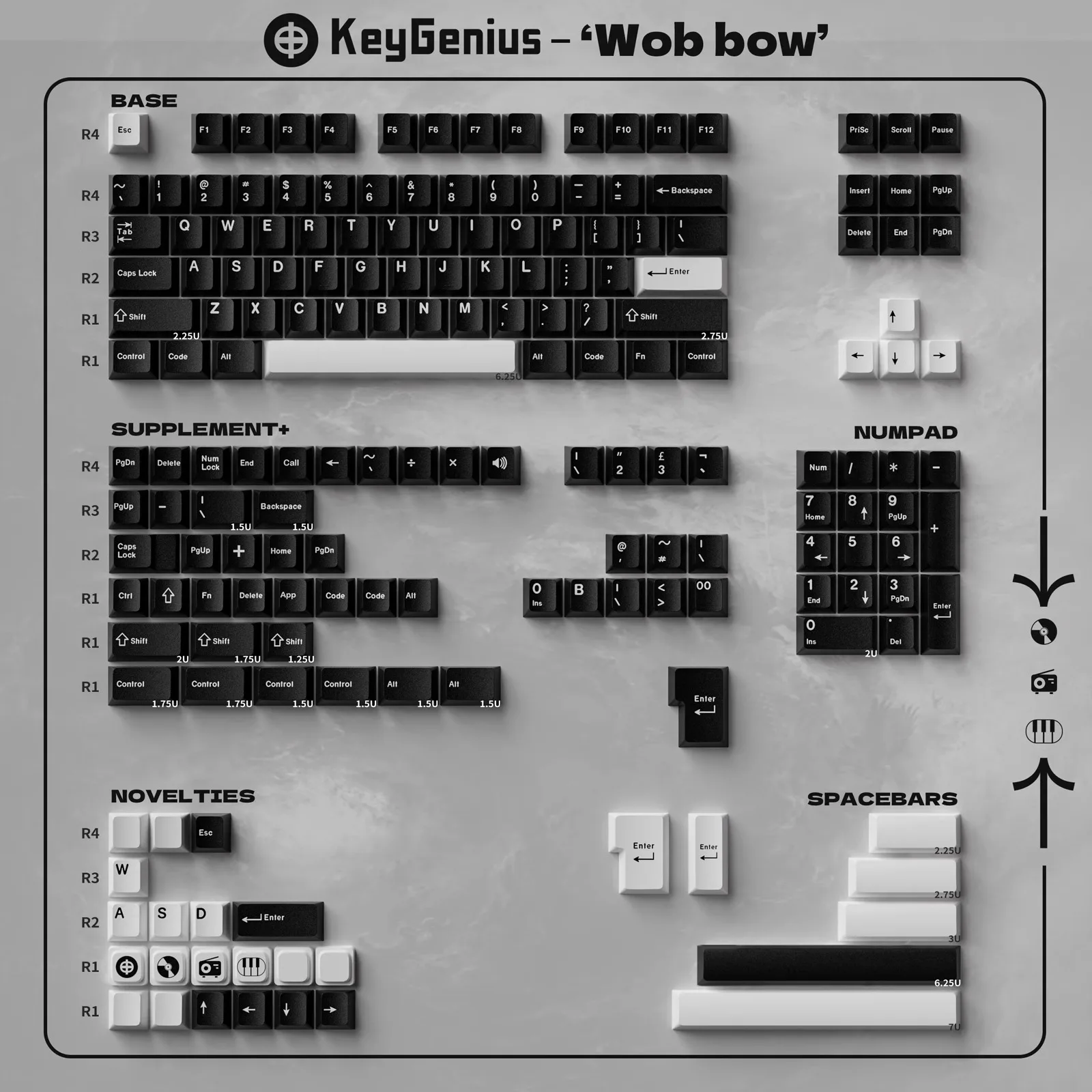 180 клавиш GMK WOB/BOW Колпачки для клавиш Cherry Profile Double Shot Большой набор колпачков для MX 61 68 87 96 104 Механическая клавиатура ISO 7u клавиши
180 клавиш GMK WOB/BOW Колпачки для клавиш Cherry Profile Double Shot Большой набор колпачков для MX 61 68 87 96 104 Механическая клавиатура ISO 7u клавиши