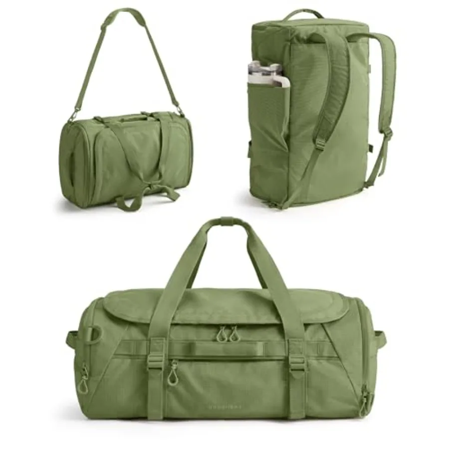 4-IN-1 Duffle Bag for Travel 40L Travel Bag Gym Duffle TSA Carry on Backpack with Shoes Compartment and Wet Pocket Water-resist
4-IN-1 Duffle Bag for Travel 40L Travel Bag Gym Duffle TSA Carry on Backpack with Shoes Compartment and Wet Pocket Water-resist