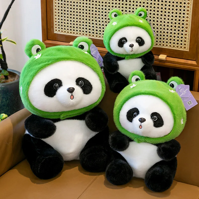 Creative Frog Panda Plush Toys Zoo Souvenirs Children's Surprise and Companion Dolls Simulation Stuffed Doll Kawaii Toy Gifts
Creative Frog Panda Plush Toys Zoo Souvenirs Children's Surprise and Companion Dolls Simulation Stuffed Doll Kawaii Toy Gifts