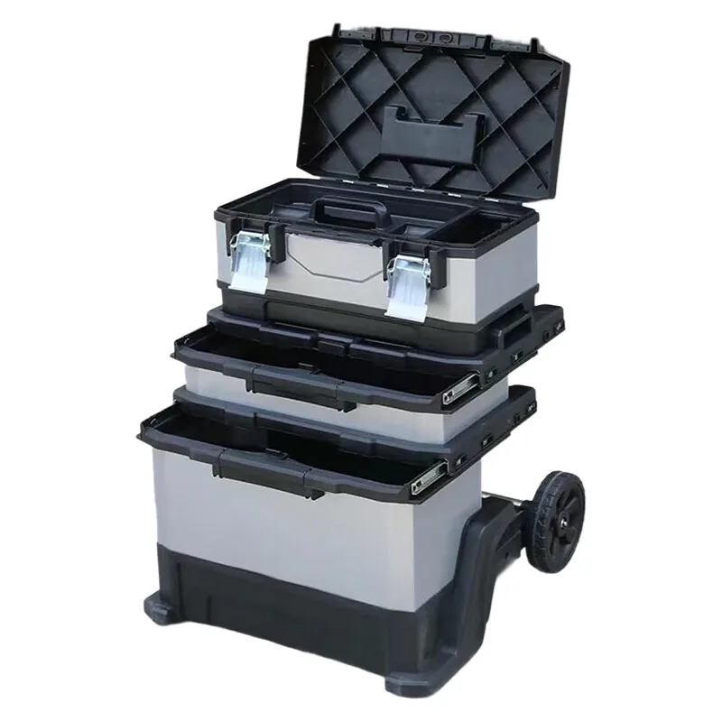 Multi-Layer Rolling Tool Box with Wheels, Heavy-Duty Portable Tool Organizer for Car Repair & Home Workshop
Multi-Layer Rolling Tool Box with Wheels, Heavy-Duty Portable Tool Organizer for Car Repair & Home Workshop