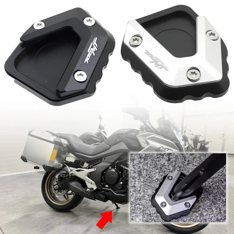 Fit For CFMOTO 700MT 2024 2025 Motorcycle CNC Aluminium Alloy Accessories Side Stand Support Foot Kick Enlarger Decoration Pad
Fit For CFMOTO 700MT 2024 2025 Motorcycle CNC Aluminium Alloy Accessories Side Stand Support Foot Kick Enlarger Decoration Pad