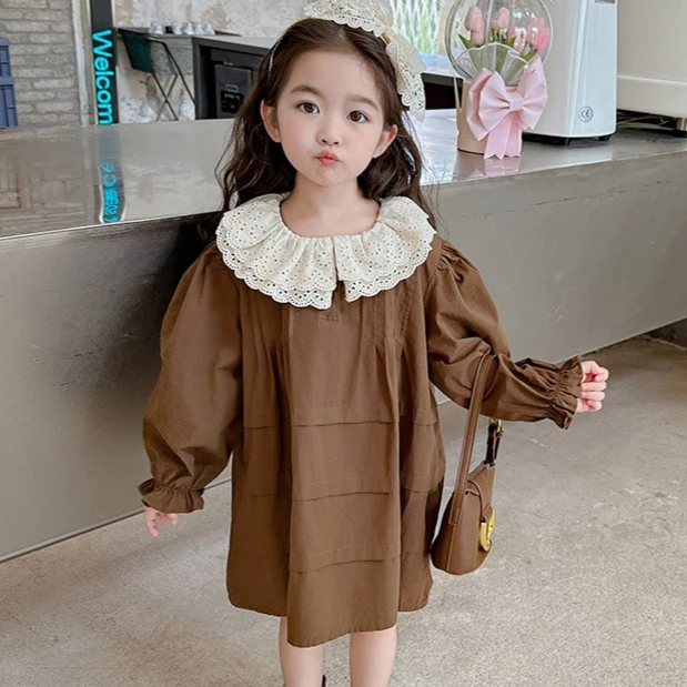 Girls Skirt 2025 Autumn New Korean Style Children's Clothing Girl Baby Fashion Double Collar Mori Princess Dress Casual Simple
Girls Skirt 2025 Autumn New Korean Style Children's Clothing Girl Baby Fashion Double Collar Mori Princess Dress Casual Simple