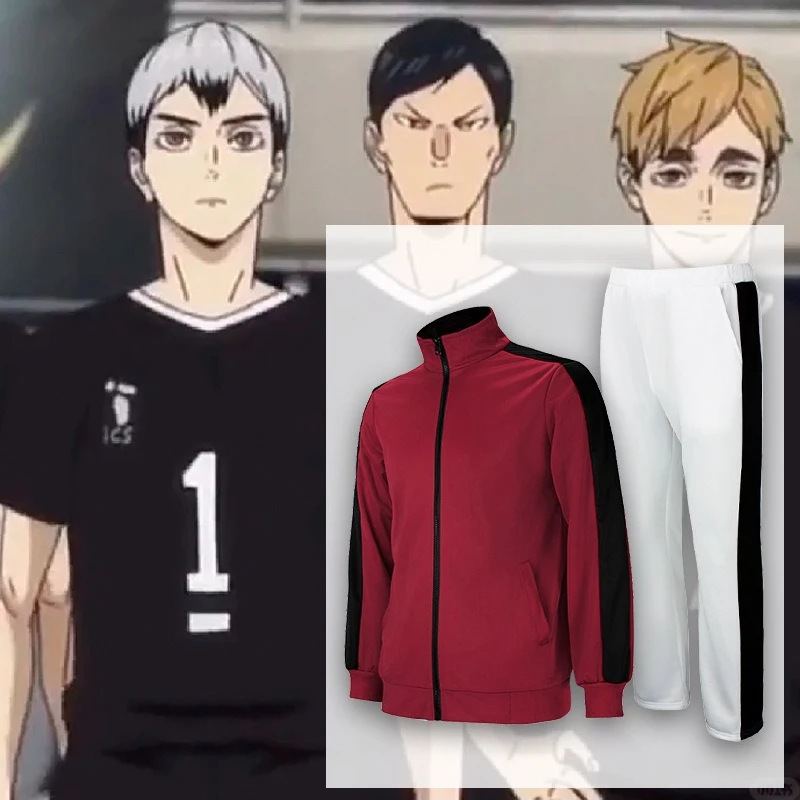Haikyuu Miya Atsumu Cosplay Costume Inarizaki High School Uniform Jacket Pants Sportswear Set
Haikyuu Miya Atsumu Cosplay Costume Inarizaki High School Uniform Jacket Pants Sportswear Set