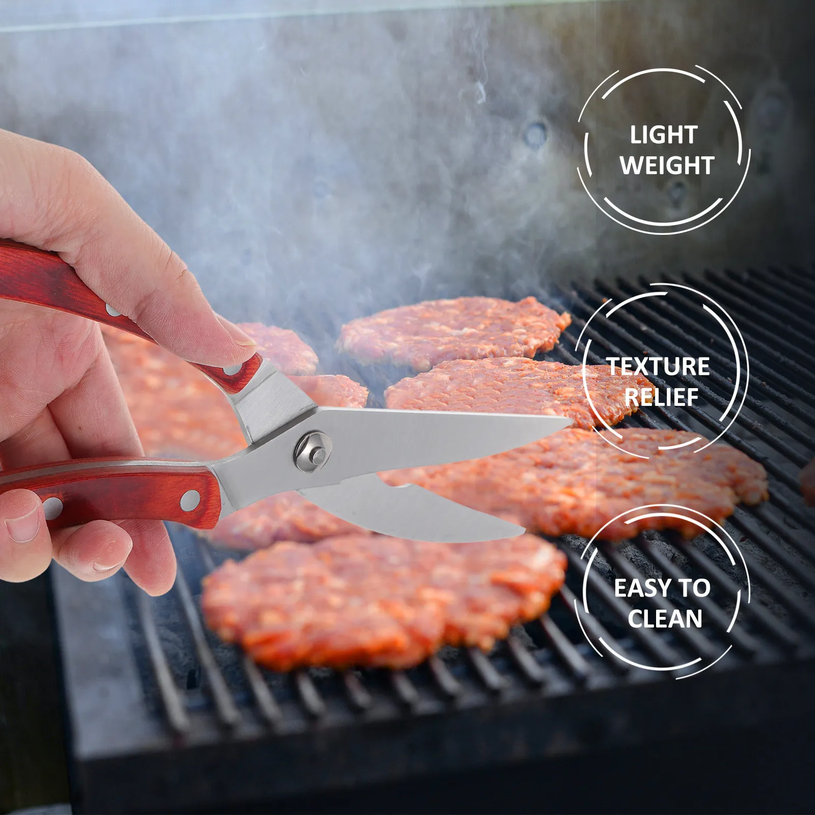 Stainless Steel Kitchen Scissors Heavy Duty Poultry Shears Cutting Shear Meat Shears for Kitchen Bbq Seafood
Stainless Steel Kitchen Scissors Heavy Duty Poultry Shears Cutting Shear Meat Shears for Kitchen Bbq Seafood