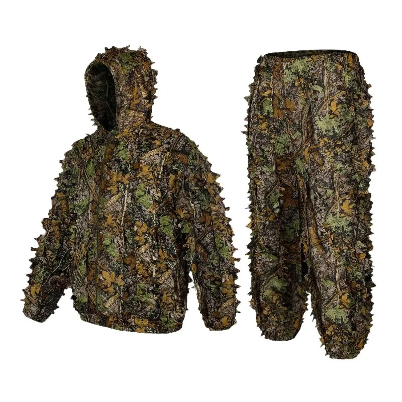 Men's Tactical Camouflage Suit Breathable and Lightweight Jungle Bird Watching Hidden Mountaineering Men's Hunting Lucky Suit
Men's Tactical Camouflage Suit Breathable and Lightweight Jungle Bird Watching Hidden Mountaineering Men's Hunting Lucky Suit