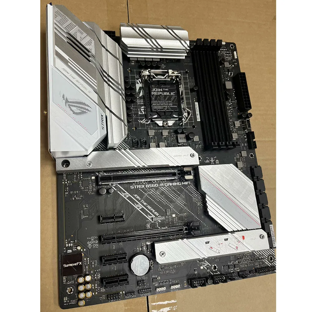 90%New FOR ASUS ROG STRIX B560-A GAMING WIFI Motherboard Support LGA1200 128GB DDR4
90%New FOR ASUS ROG STRIX B560-A GAMING WIFI Motherboard Support LGA1200 128GB DDR4