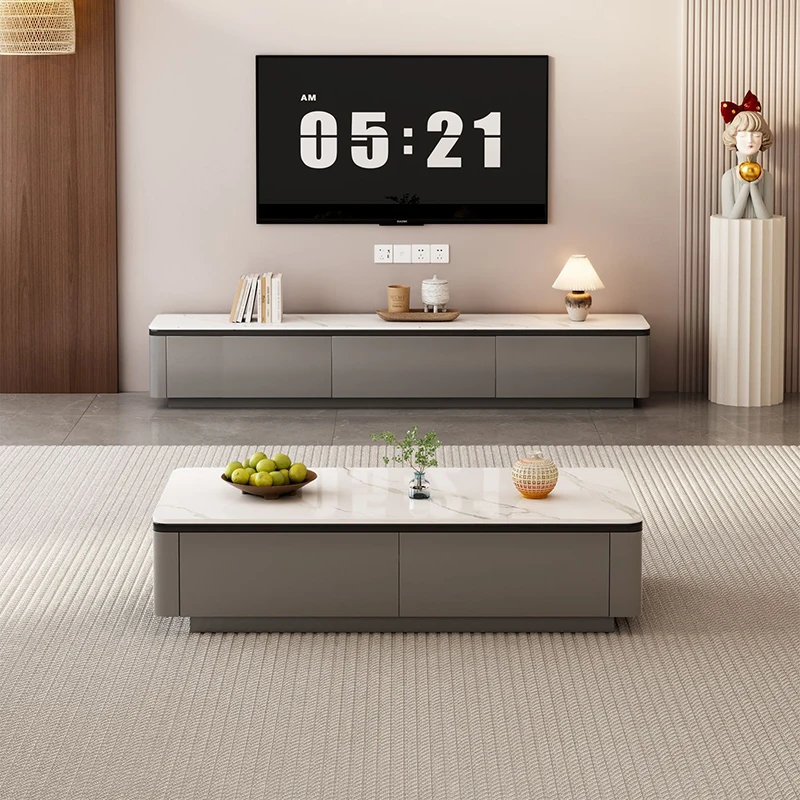 Modern Luxury Sintered Stone Coffee Table and Tv Stand Simple Designs with Drawers Cheap Price Tea Table Coffee Table for Home
Modern Luxury Sintered Stone Coffee Table and Tv Stand Simple Designs with Drawers Cheap Price Tea Table Coffee Table for Home