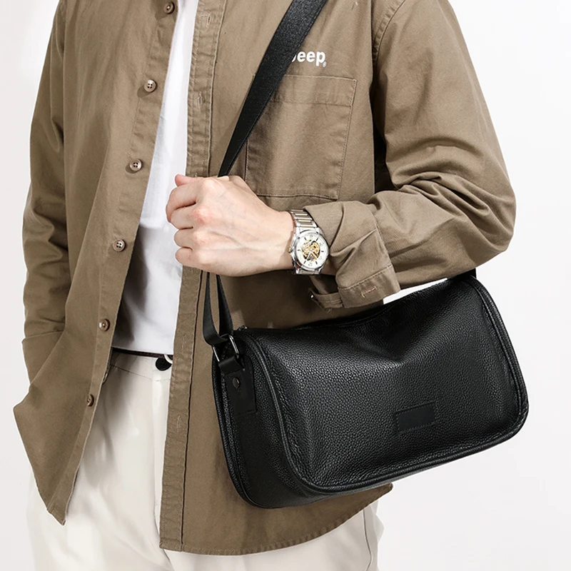 Высококачественные сумки через плечо большой емкости, сумка через плечо из 100% натуральной кожи, мужские роскошные сумки из коровьей кожи, 가방 SAC
Высококачественные сумки через плечо большой емкости, сумка через плечо из 100% натуральной кожи, мужские роскошные сумки из коровьей кожи, 가방 SAC