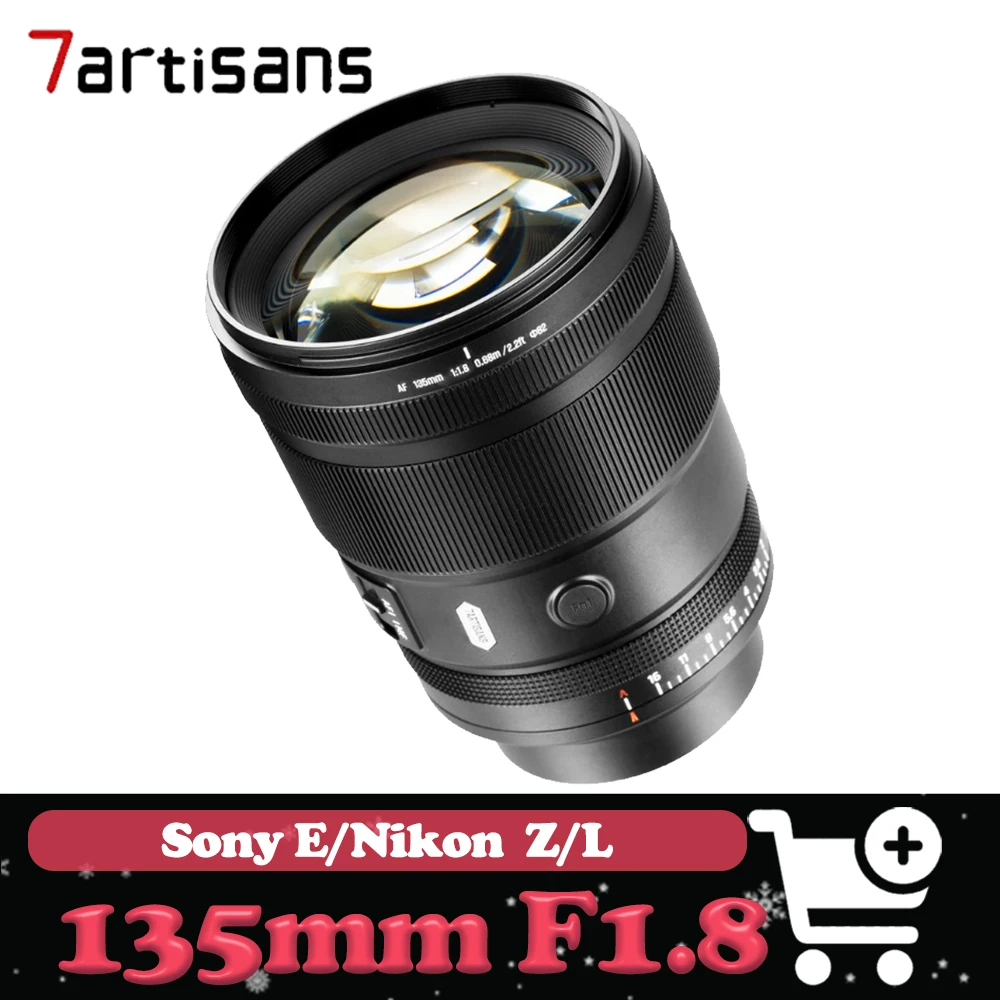 7artisans AF 135mm F1.8 Full Frame Auto Focus Lens Large Aperture Telephoto Camera Lens for Sony E Nikon Z Leica L
7artisans AF 135mm F1.8 Full Frame Auto Focus Lens Large Aperture Telephoto Camera Lens for Sony E Nikon Z Leica L