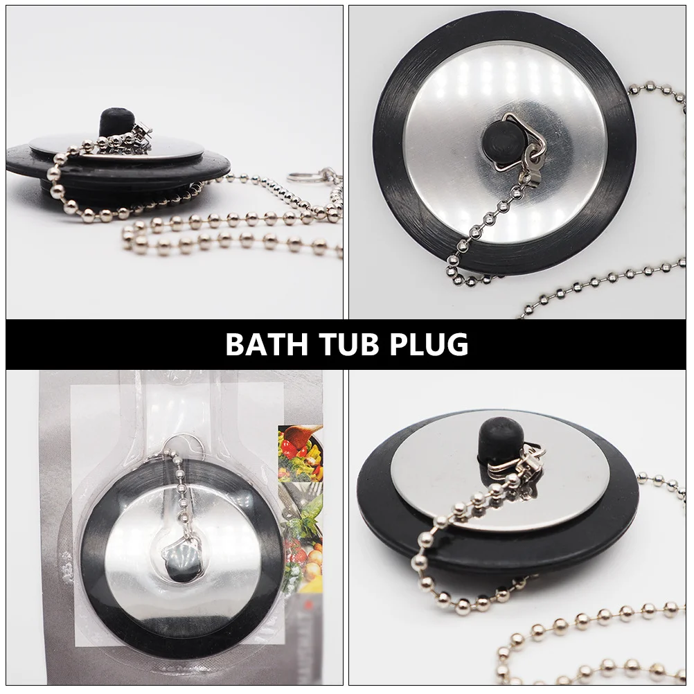 5Pcs Sink Water Stopper Rubber Material No Leak Chain Pull Easy Clean Suitable for Bathroom Kitchen Sealed Drain Accessories
5Pcs Sink Water Stopper Rubber Material No Leak Chain Pull Easy Clean Suitable for Bathroom Kitchen Sealed Drain Accessories