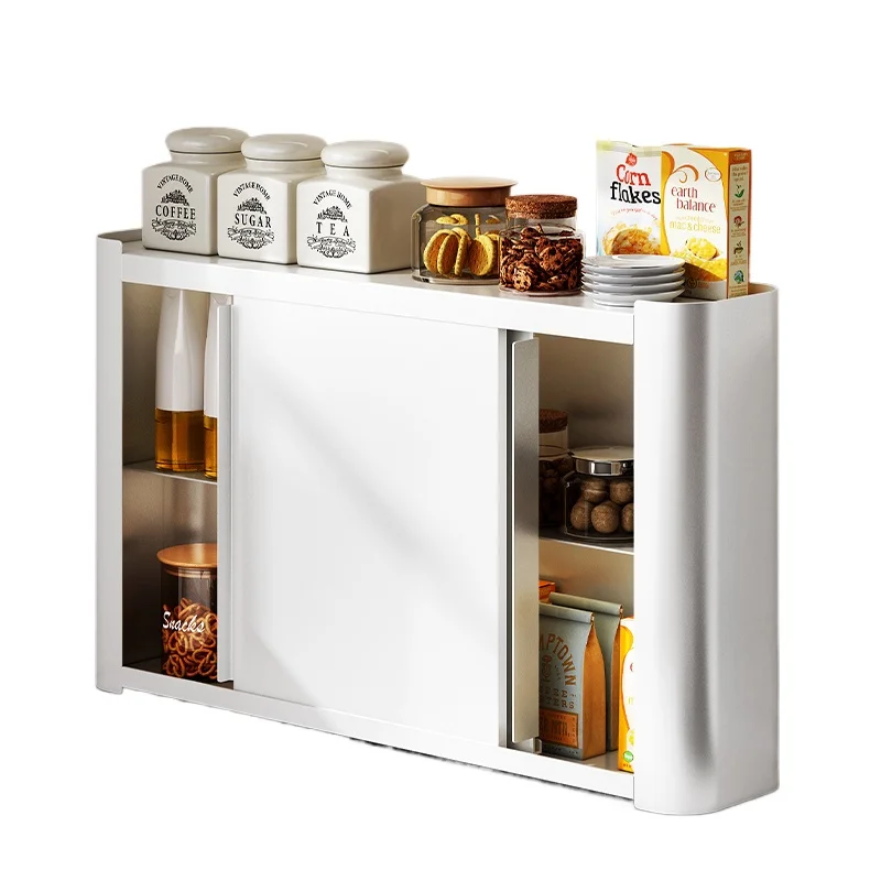 Kitchen seasoning rack countertop against the wall dust storage cabinet stratified oil storage
Kitchen seasoning rack countertop against the wall dust storage cabinet stratified oil storage