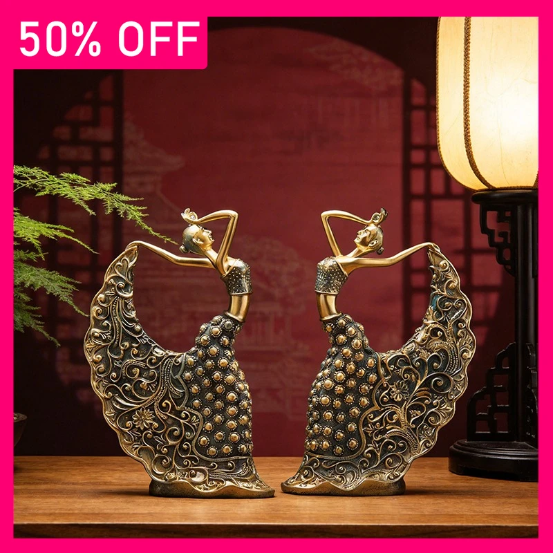 Collectibles Sculpture Peacock Dancing Girl Creative Desktop Ornament Home Decoration Nordic Luxury Revival Ancient Style Crafts
Collectibles Sculpture Peacock Dancing Girl Creative Desktop Ornament Home Decoration Nordic Luxury Revival Ancient Style Crafts
