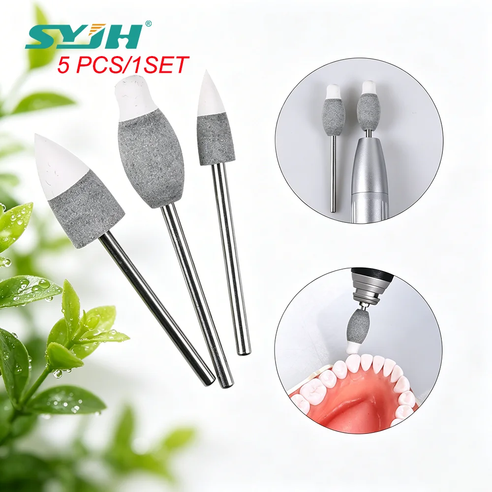 SYJH Dental 5Pcs Polisher Kit Silicone Grinding Head SH114/112/111 Teeth Whitening Dentistry Stain Removal And Polishing Tools
SYJH Dental 5Pcs Polisher Kit Silicone Grinding Head SH114/112/111 Teeth Whitening Dentistry Stain Removal And Polishing Tools