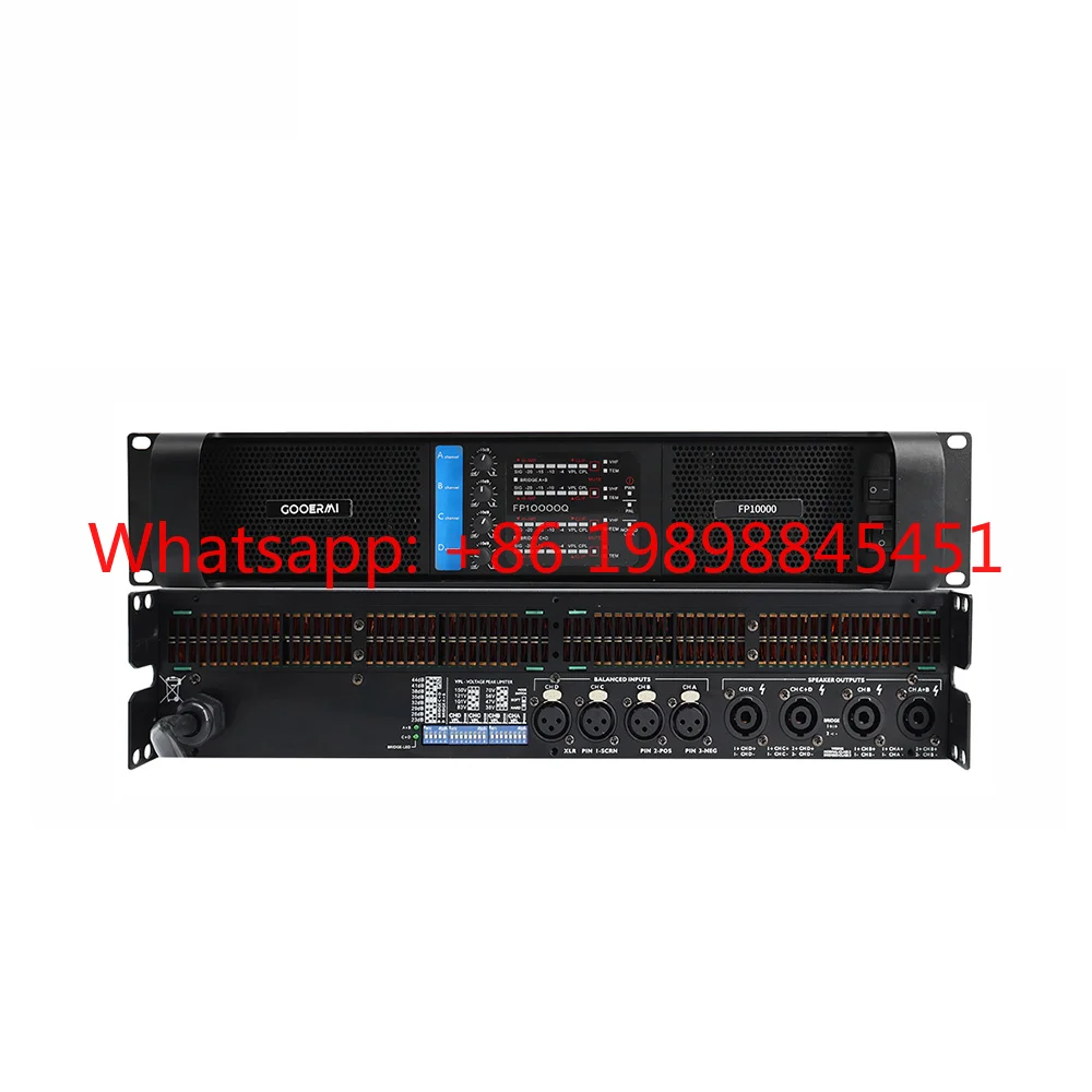 Class D Power Amplifier Gooermi FP10000 4-Channel Power Amplifiers 2000Watt Professional Class Professional Audio System
Class D Power Amplifier Gooermi FP10000 4-Channel Power Amplifiers 2000Watt Professional Class Professional Audio System