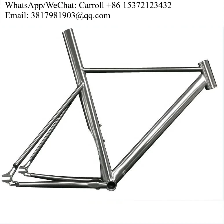Titanium ISP Track Bicycle Frame Fixed Gear Bike Frame
Titanium ISP Track Bicycle Frame Fixed Gear Bike Frame