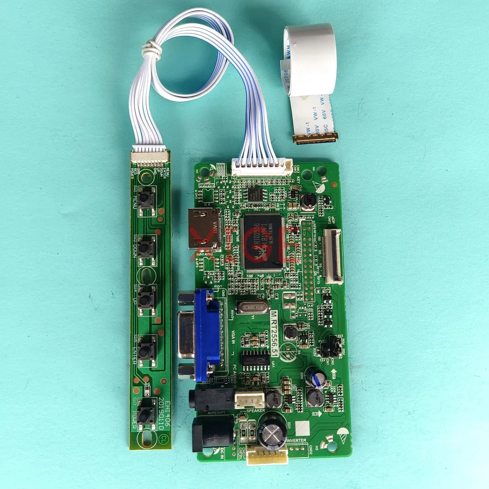 Drive Controller Board Fit LQ133M1JX20 LTN133HL05 LTN133HL06 LQ133M1JW02 LQ133M1JW21 VGA+HDMI 30Pin EDP 1920x1080 Screen Kit DIY
Drive Controller Board Fit LQ133M1JX20 LTN133HL05 LTN133HL06 LQ133M1JW02 LQ133M1JW21 VGA+HDMI 30Pin EDP 1920x1080 Screen Kit DIY