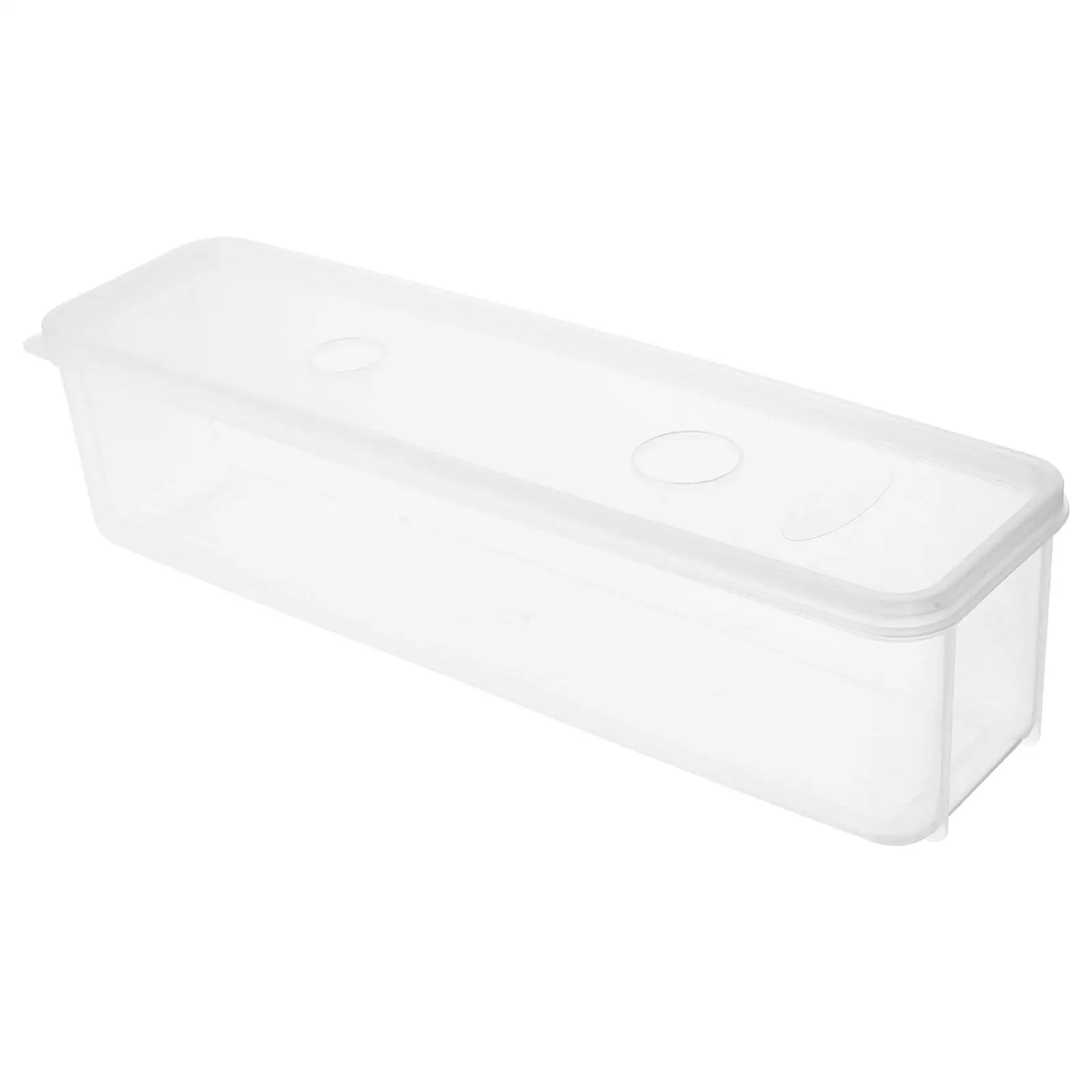 1pcs Fresh-Keeping Box Airtight Kitchen Organizer Long Strip Transparent Crisper Container for Noodles Scallions Cilantro Green
1pcs Fresh-Keeping Box Airtight Kitchen Organizer Long Strip Transparent Crisper Container for Noodles Scallions Cilantro Green