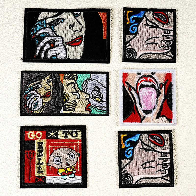 Japanese style rebellious girl embroidery patch badge DIY clothing hat decoration fashionable women sexy Iron On patch
Japanese style rebellious girl embroidery patch badge DIY clothing hat decoration fashionable women sexy Iron On patch